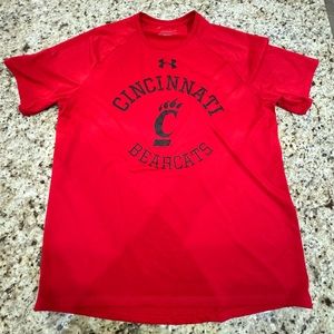 Under Armour University of Cincinnati T-Shirt The Tech Tee LG Red
